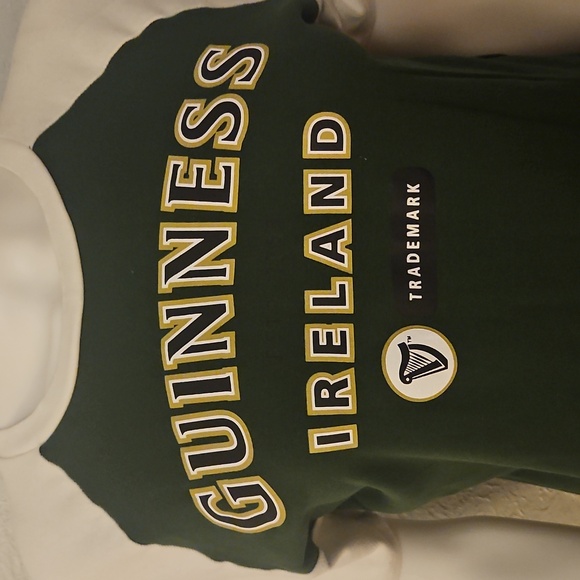 Guinness Raglan Short Sleeve Cropped Baby Tee - Picture 4 of 7